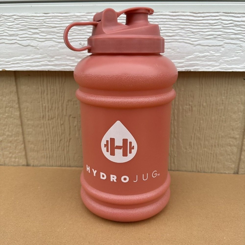 HydroJug Hydro Jug Hot Coral 73 oz BPA Free 2.2L Water Bottle Gym Workout